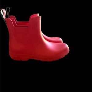 totes' Vibrant Red Rain Boots